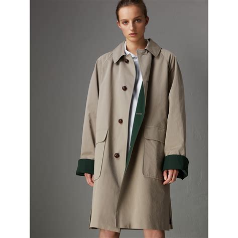 women's burberry cotton car coat|burberry gabardine car coat.